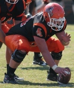 Tyler Gross Center Georgetown College Tiger Football